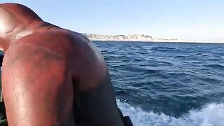 Подводная охота с Пеппе у Неаполя в прозрачной воде