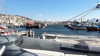 Подводная охота с Пеппе у Неаполя в прозрачной воде