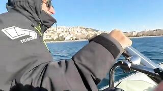 Подводная охота с Пеппе у Неаполя в прозрачной воде