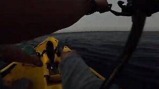 Первый морской выход на педальном каяке в Чиралы