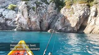 Первый морской выход на педальном каяке в Чиралы