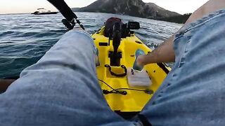 Первый морской выход на педальном каяке в Чиралы