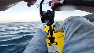 Первый морской выход на педальном каяке в Чиралы