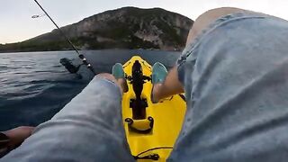 Первый морской выход на педальном каяке в Чиралы