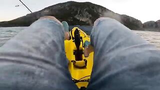 Первый морской выход на педальном каяке в Чиралы