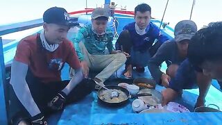 Морской джиг в Ниньчу, Фанранг с красным групером