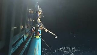 Морской джиг в Ниньчу, Фанранг с красным групером
