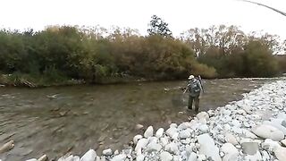 Первый день ловли кумжи в Маккензи у Текапо