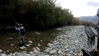 Первый день ловли кумжи в Маккензи у Текапо