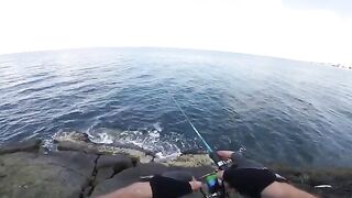 Микроджиг с болеро в Сарпи и отпущенная ласточка