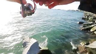 Поти, Черное море: тест спиннинга с силиконом и переход на червя
