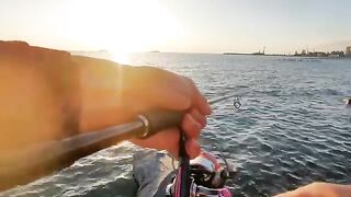 Поти, Черное море: тест спиннинга с силиконом и переход на червя