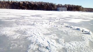 Зимняя рыбалка в Приморске 17 февраля на свале втроем