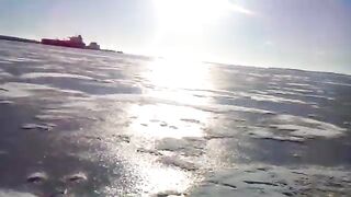 Зимняя рыбалка в Приморске 17 февраля на свале втроем