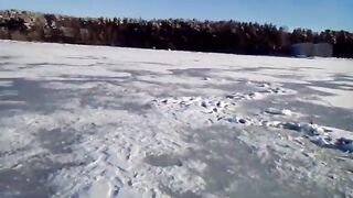 Зимняя рыбалка в Приморске 17 февраля на свале втроем