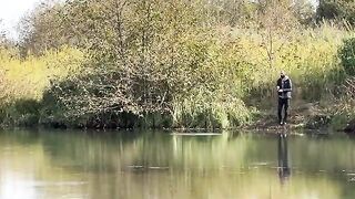 Туманное утро в Поти: две щуки у друзей