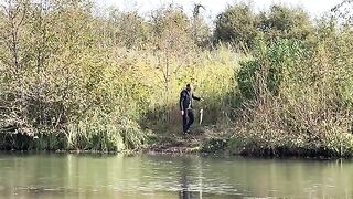 Туманное утро в Поти: две щуки у друзей