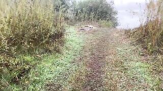 Туманное утро в Поти: две щуки у друзей