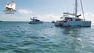 Первая рыбалка с лодки в Плая-дель-Кармен с Арчи и Уго