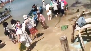 Морская прогулка и ручная ловля у острова Биньба в Камрани