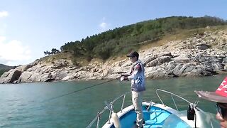 Полдня на лодке за пелагической скумбрией в прибрежных водах Вэйхая