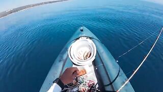 Донная ловля с каяка у Кызкалеси: красные рыбы на каждом спуске