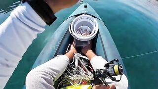 Донная ловля с каяка у Кызкалеси: красные рыбы на каждом спуске
