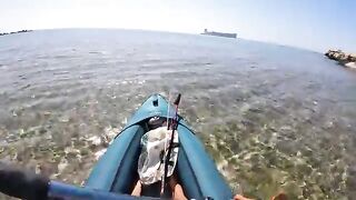 Донная ловля с каяка у Кызкалеси: красные рыбы на каждом спуске