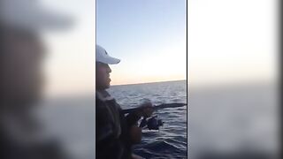 Сильная рыба на джиг у Калкана, которую вываживали с капитаном