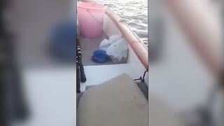 Сильная рыба на джиг у Калкана, которую вываживали с капитаном