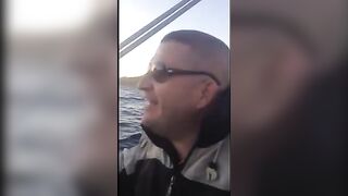 Сильная рыба на джиг у Калкана, которую вываживали с капитаном