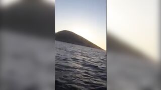 Сильная рыба на джиг у Калкана, которую вываживали с капитаном