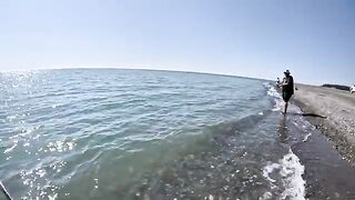 В устье Натанеби у Кобулети спиннингом взяли барабульку, ставриду и кефаль