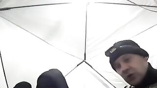 Ловля рипуса на глубине 4 метра в Приморске Казахстан