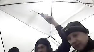 Ловля рипуса на глубине 4 метра в Приморске Казахстан