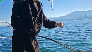Рыбалка в Сарпи с дельфинами и уловом скумбрии
