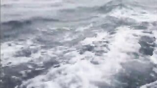 Морской выход у Байтхома на Фукуоке под дождем