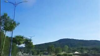 Морской выход у Байтхома на Фукуоке под дождем