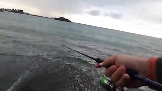 Лосось на Rapala у черноморского берега в Ризе