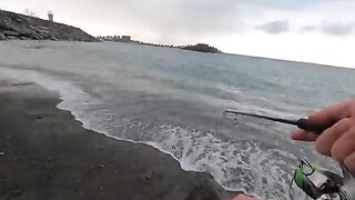 Лосось на Rapala у черноморского берега в Ризе