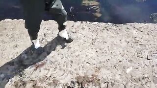 Морская ловля камбалы в Невельске на Сахалине