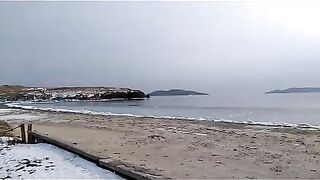 Подледная корюшка в Славянке с уловом 2.2 кг
