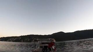 Утренний выход в бухте Амос и жареная рыба на лодке в Турции
