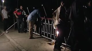 Ночная ловля на реке Кура в Мингечевире