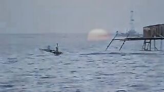 Ночная ловля на реке Кура в Мингечевире