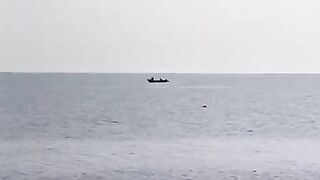 Ночная ловля на реке Кура в Мингечевире