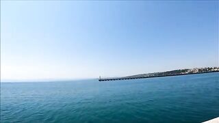 Крупная рыба на зеленую сырную насадку в Синопе