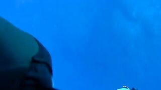 Подводная охота у Закинфа с застрявшим в камне гарпуном