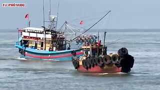 Лаги, Вьетнам: возвращение рыбацкого флота и свой морской день