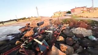 Сибас на первом забросе у скал Синопа
